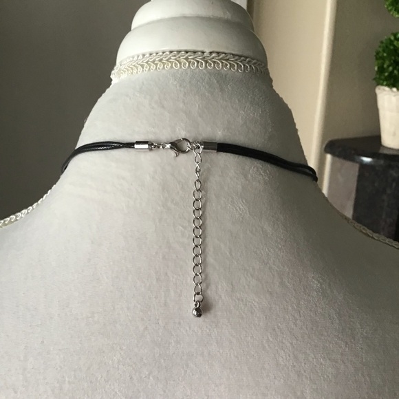 LAST 1! NEW Dragonfly Statement Necklace Movable Wings Gardener Black Cord Lucky - Picture 8 of 16